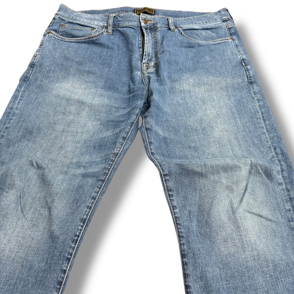Jos A Bank RESERVE Mens Relaxed Fit Jeans Blue Denim Pants 38x30 - Picture 3 of 9